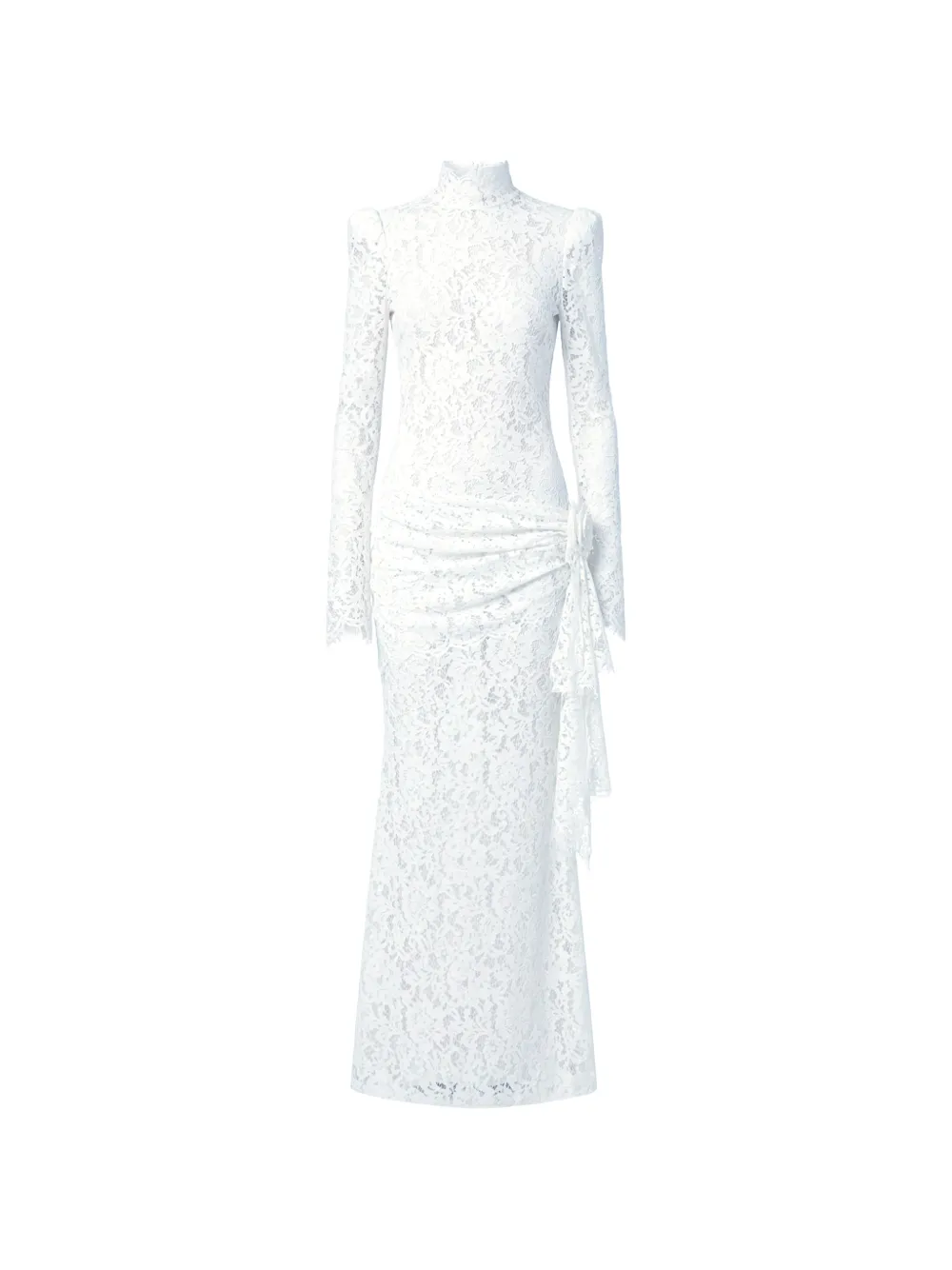 De La Vali Bodita floral-lace dress - Bianco