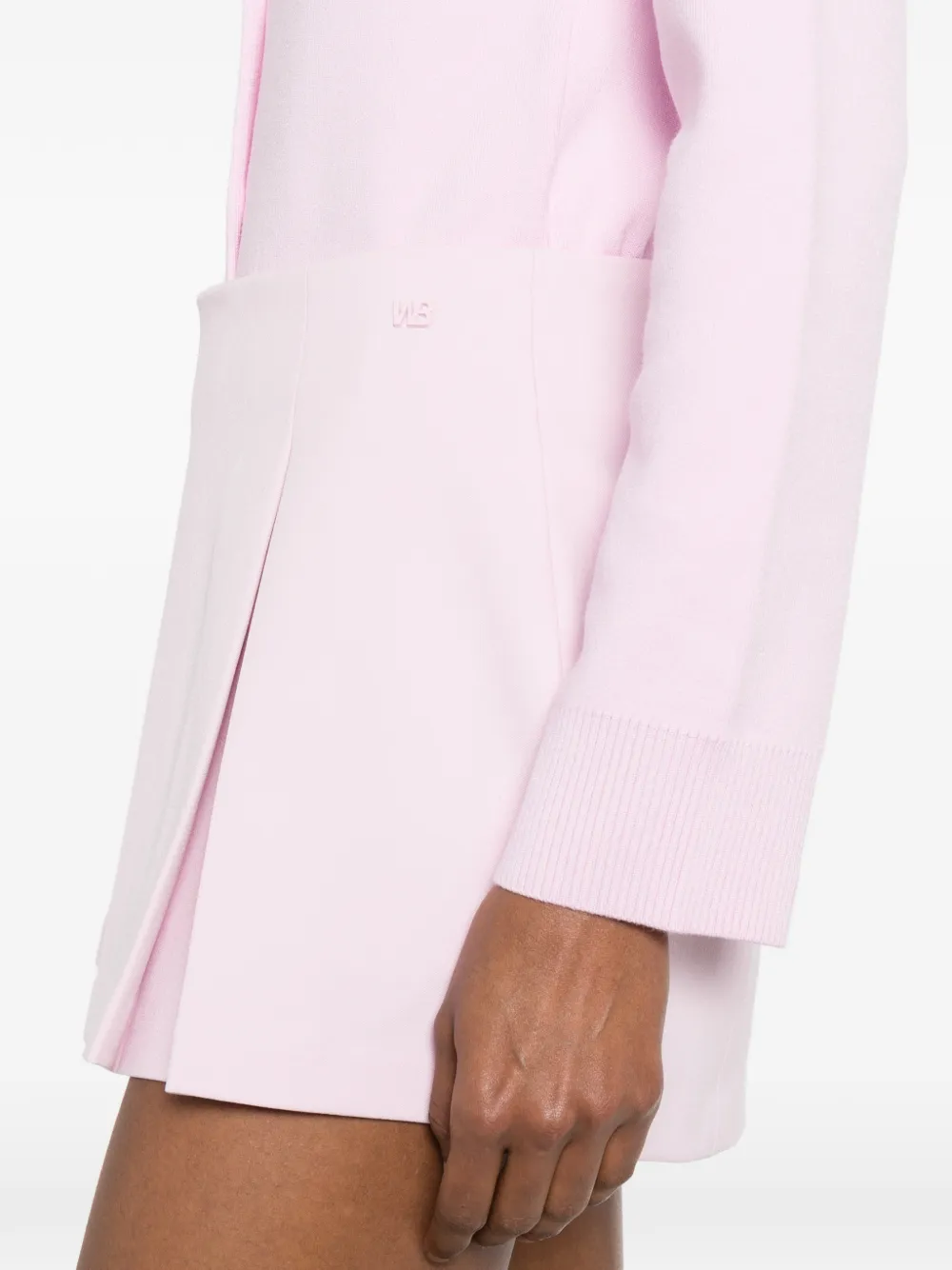 WRSTBHVR Mini-plooirok Roze