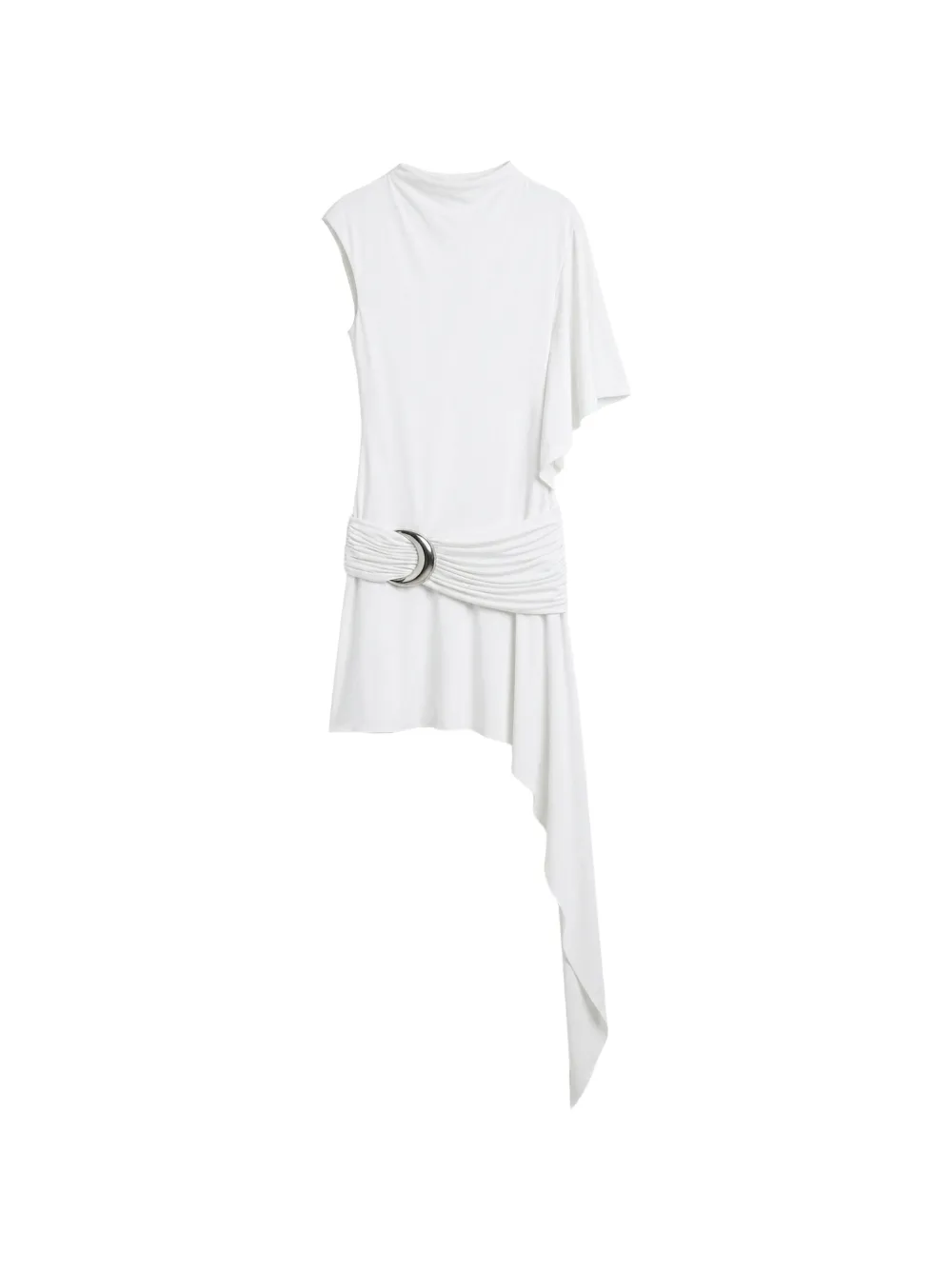 De La Vali Titan asymmetric-hem dress - Toni neutri