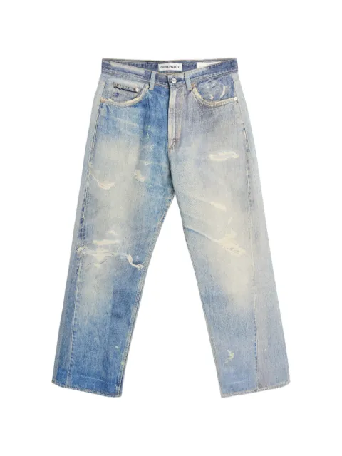 OUR LEGACY Third Cut digital-print straight-leg jeans