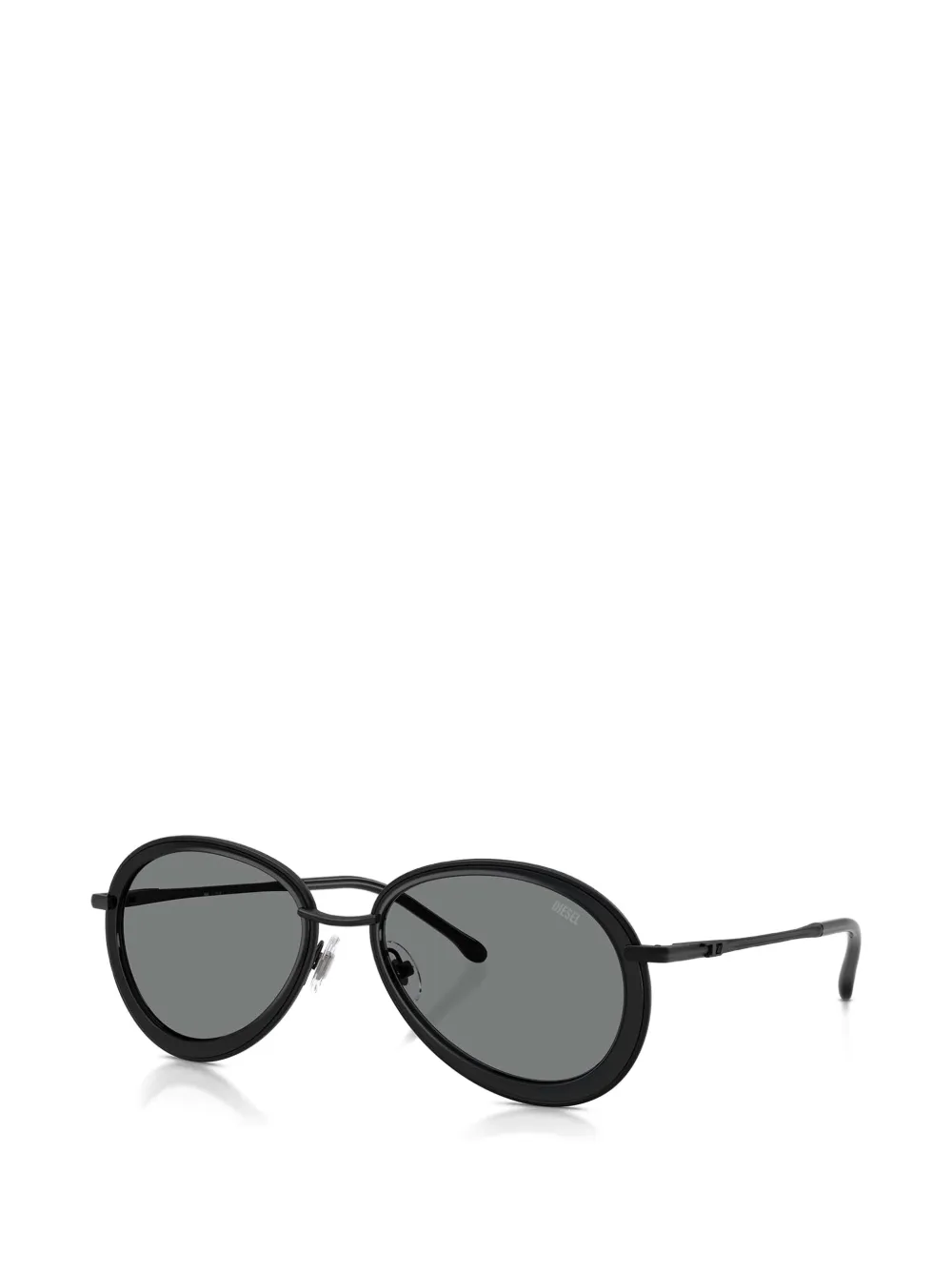 Diesel round-frame sunglasses - Schwarz
