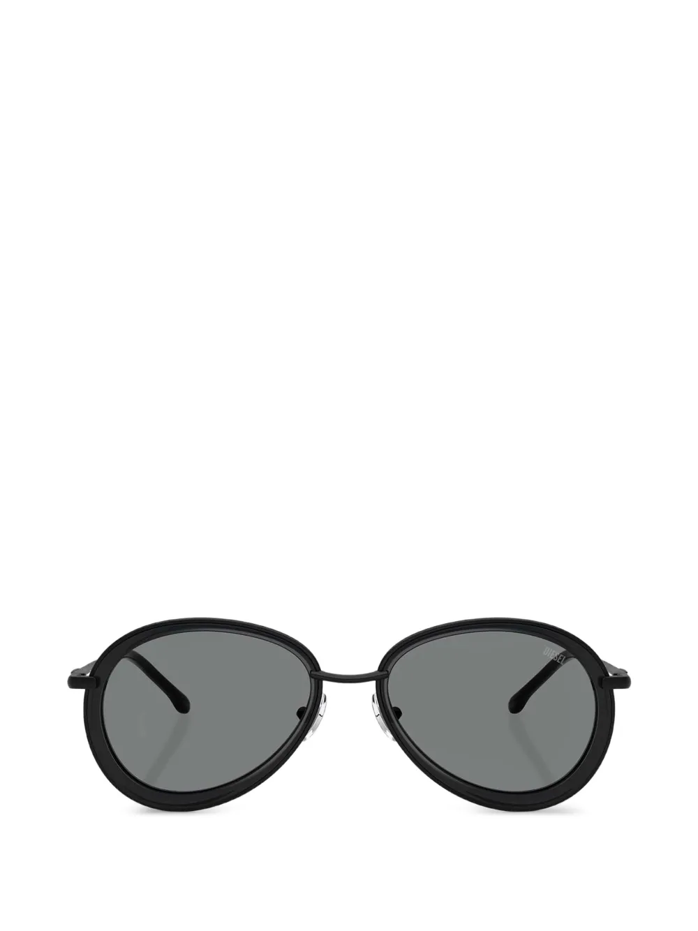 Diesel round-frame sunglasses - Schwarz