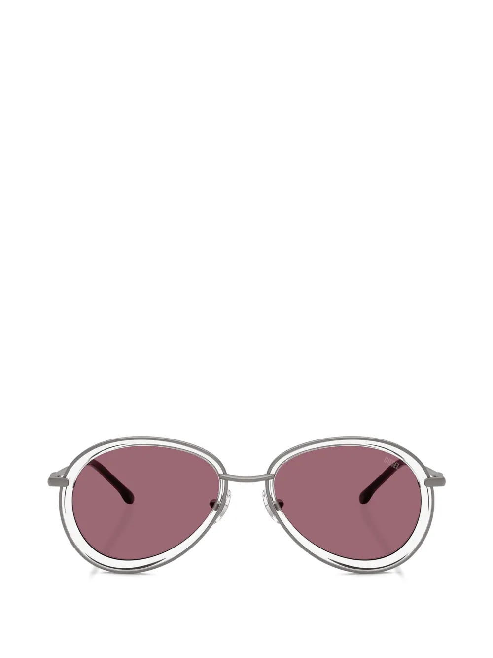 Diesel round-frame sunglasses - Grau