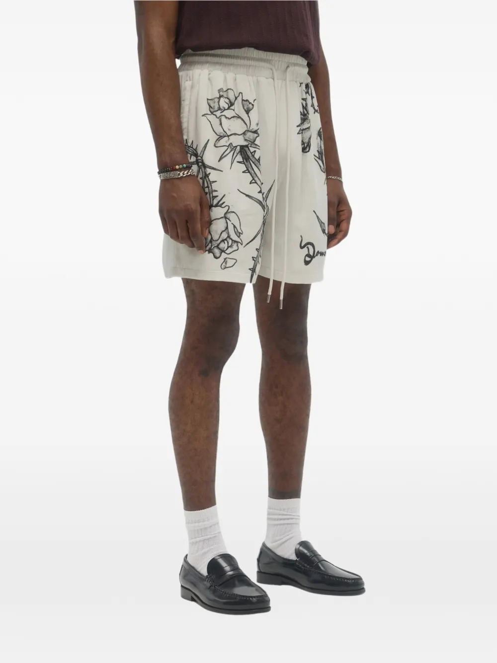 DOMREBEL Shorts met trekkoord Beige