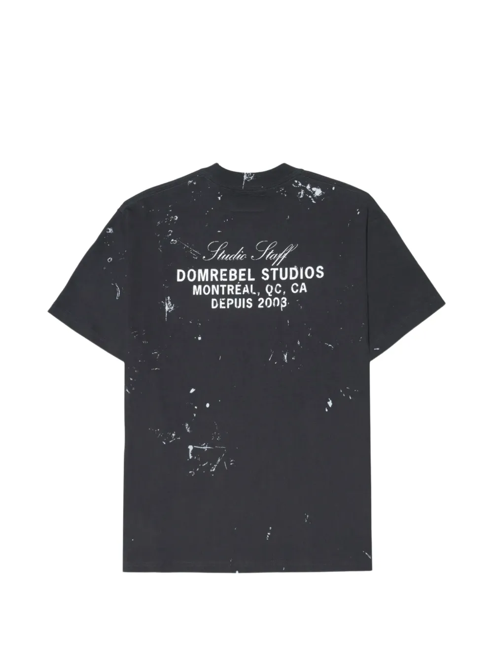 DOMREBEL Sweater met logoprint Zwart