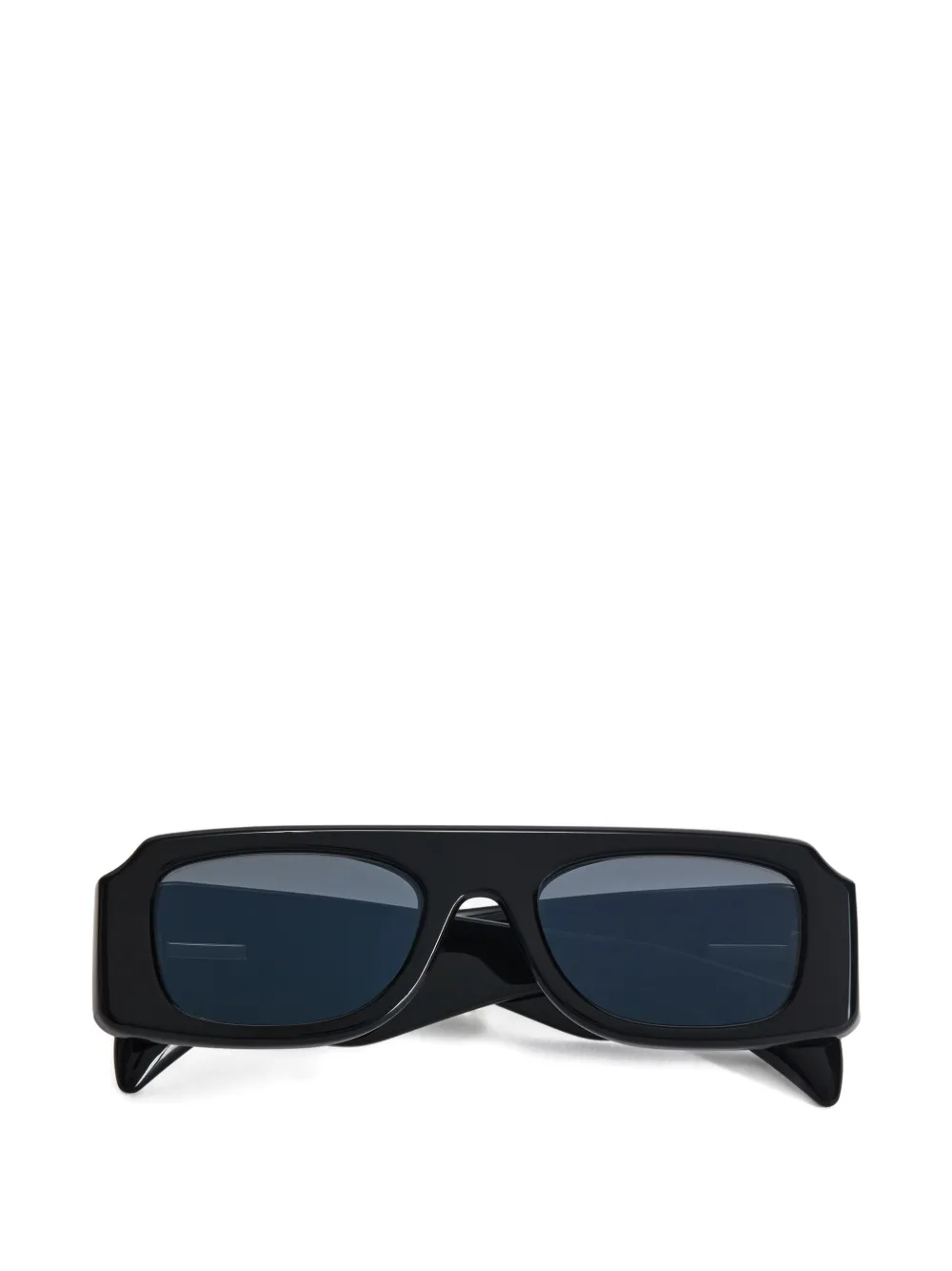 Jil Sander Sculptural rectangle-frame sunglasses - Nero
