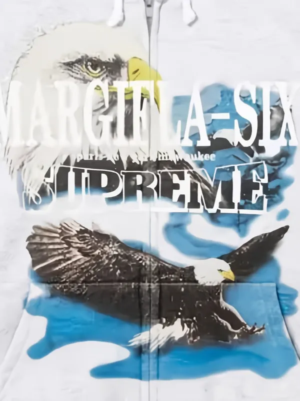Supreme x MM6 Maison Margiela zip-up Hoodie | Grey | FARFETCH