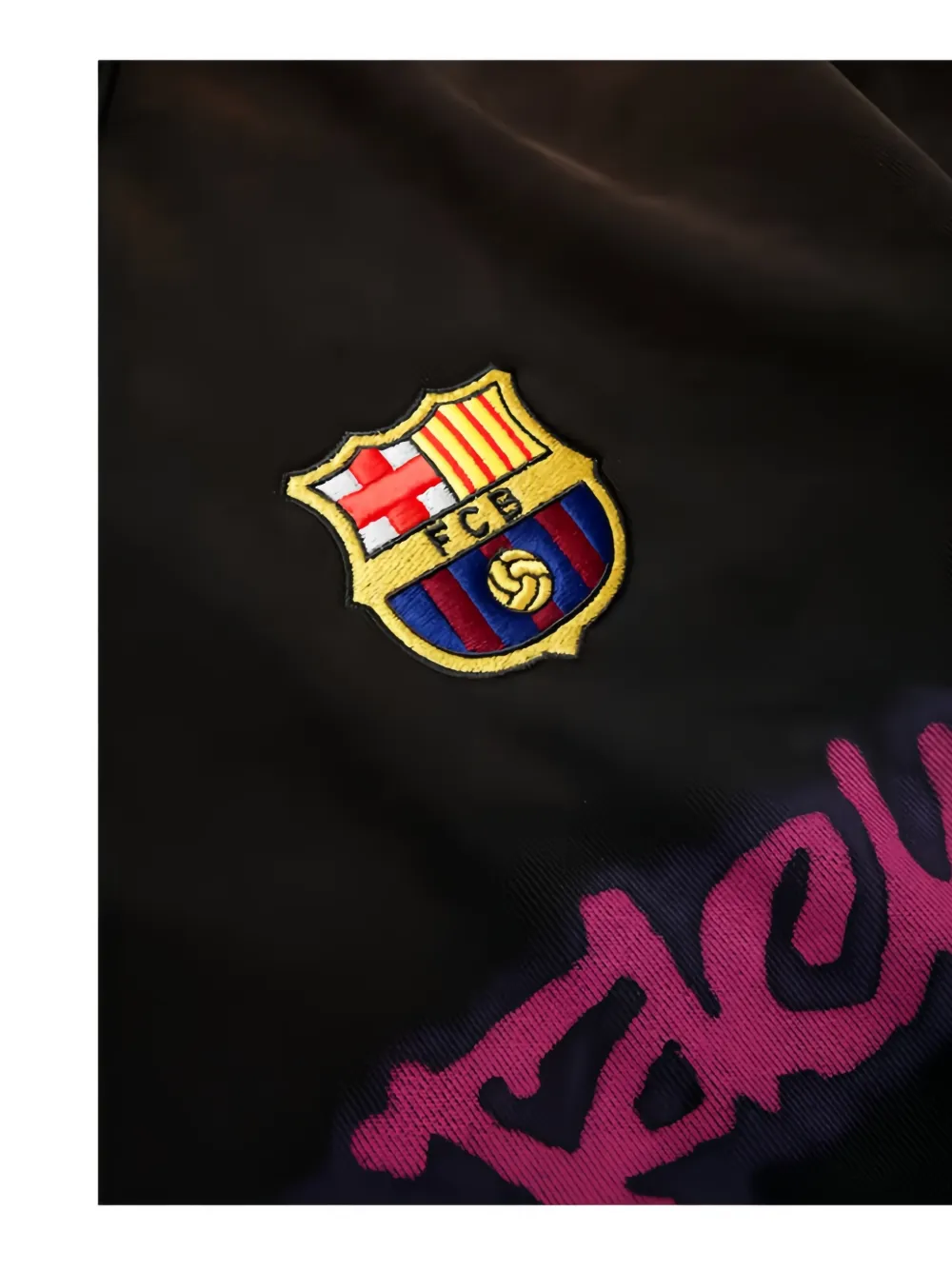 Nike x Travis Scott x FC Barcelona Cactus hoodie met logoprint Zwart