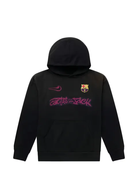 Nike x Travis Scott x FC Barcelona Cactus logo-print hoodie