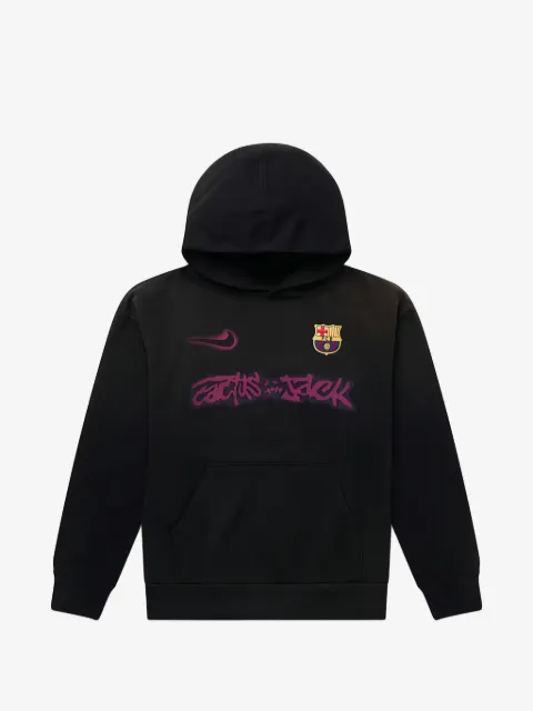 Nike x Travis Scott x FC Barcelona Cactus logo-print hoodie