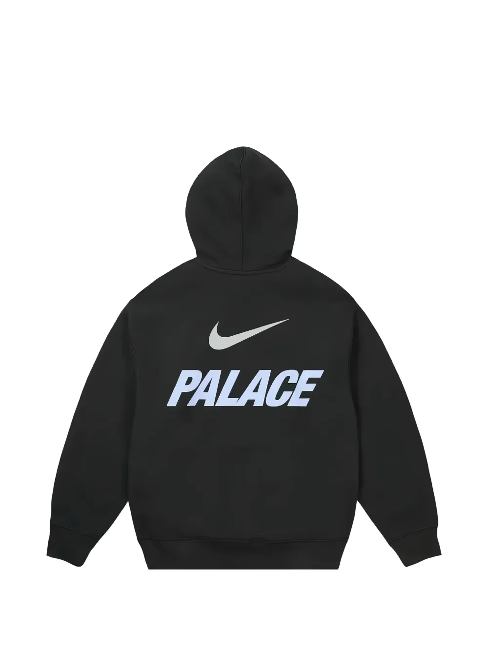 Palace x Nike Font Swoosh hoodie Zwart