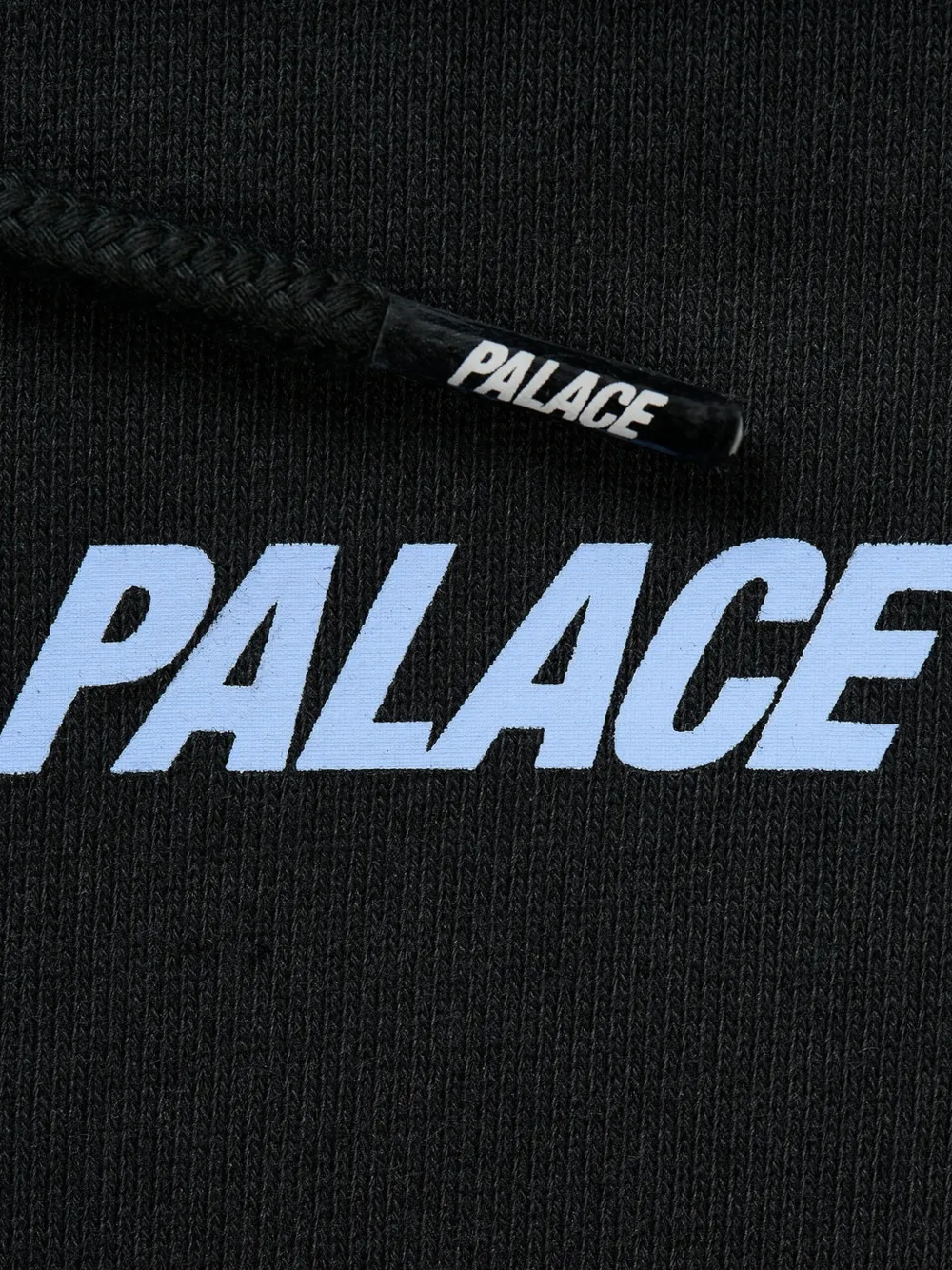 Palace x Nike Font Swoosh hoodie Zwart