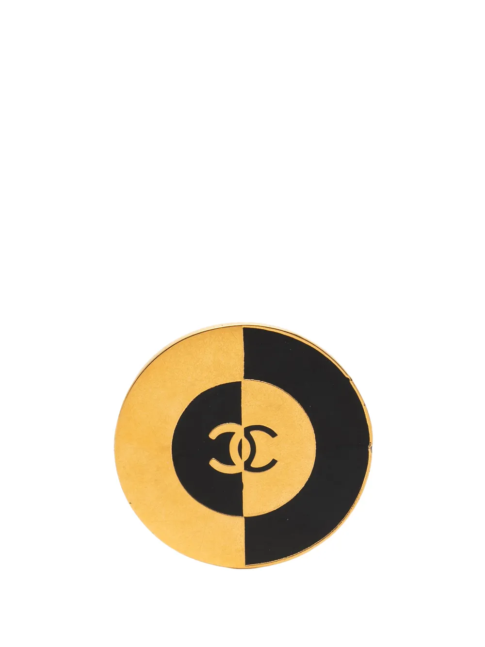 CHANEL Pre-Owned Spilla CC anni '50-'70 - Oro