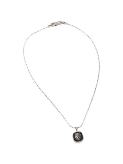 GUESS USA lion-pendant necklace