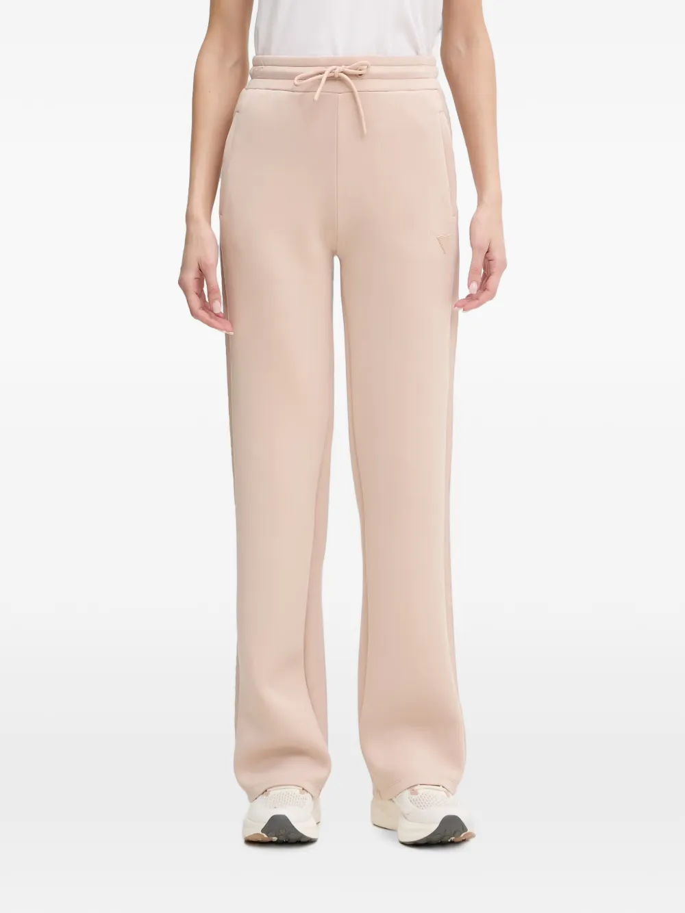GUESS USA logo-embossed track pants - Toni neutri
