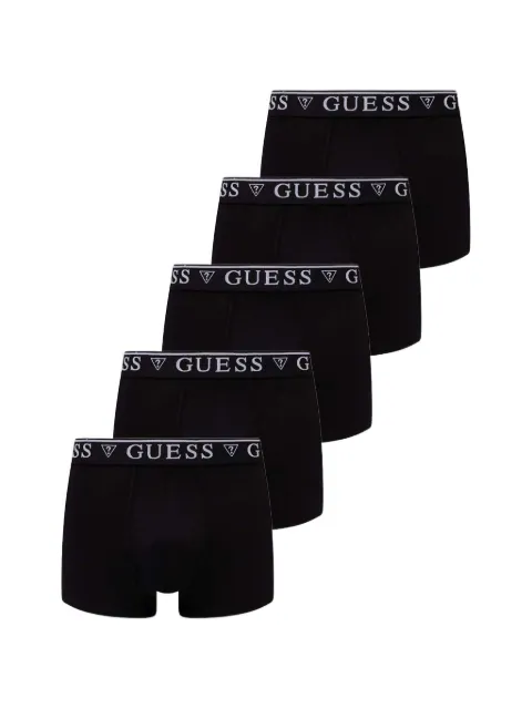 GUESS USA logo-waistband boxers (set of five)