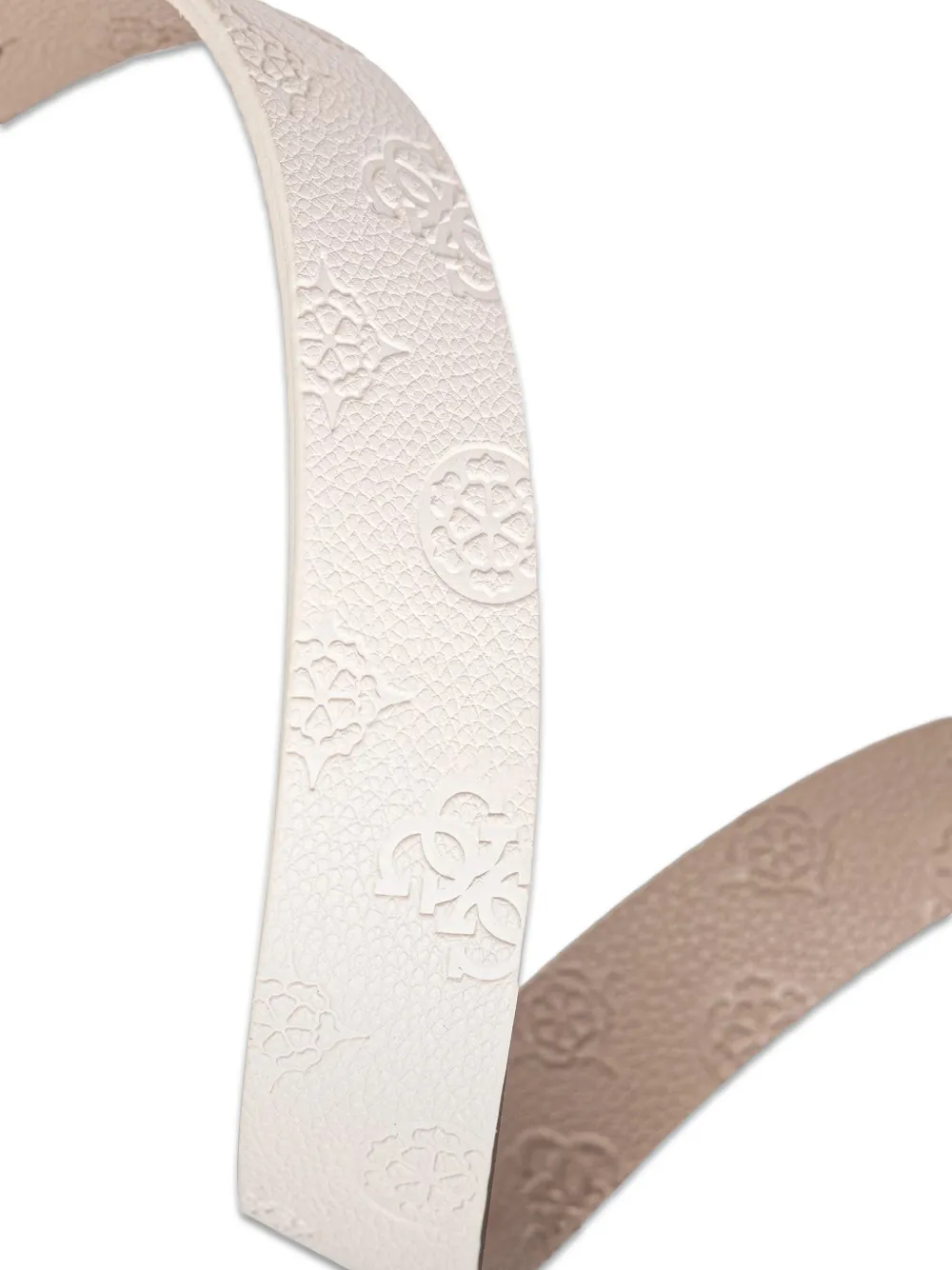 GUESS USA James riem met 4G-logo Beige