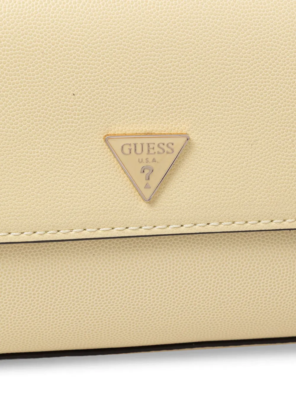 GUESS USA Schoudertas met logoplakkaat Geel