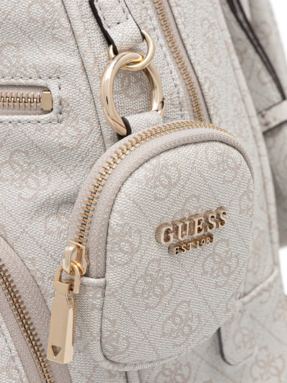 GUESS USA Rugzak met logoprint Beige