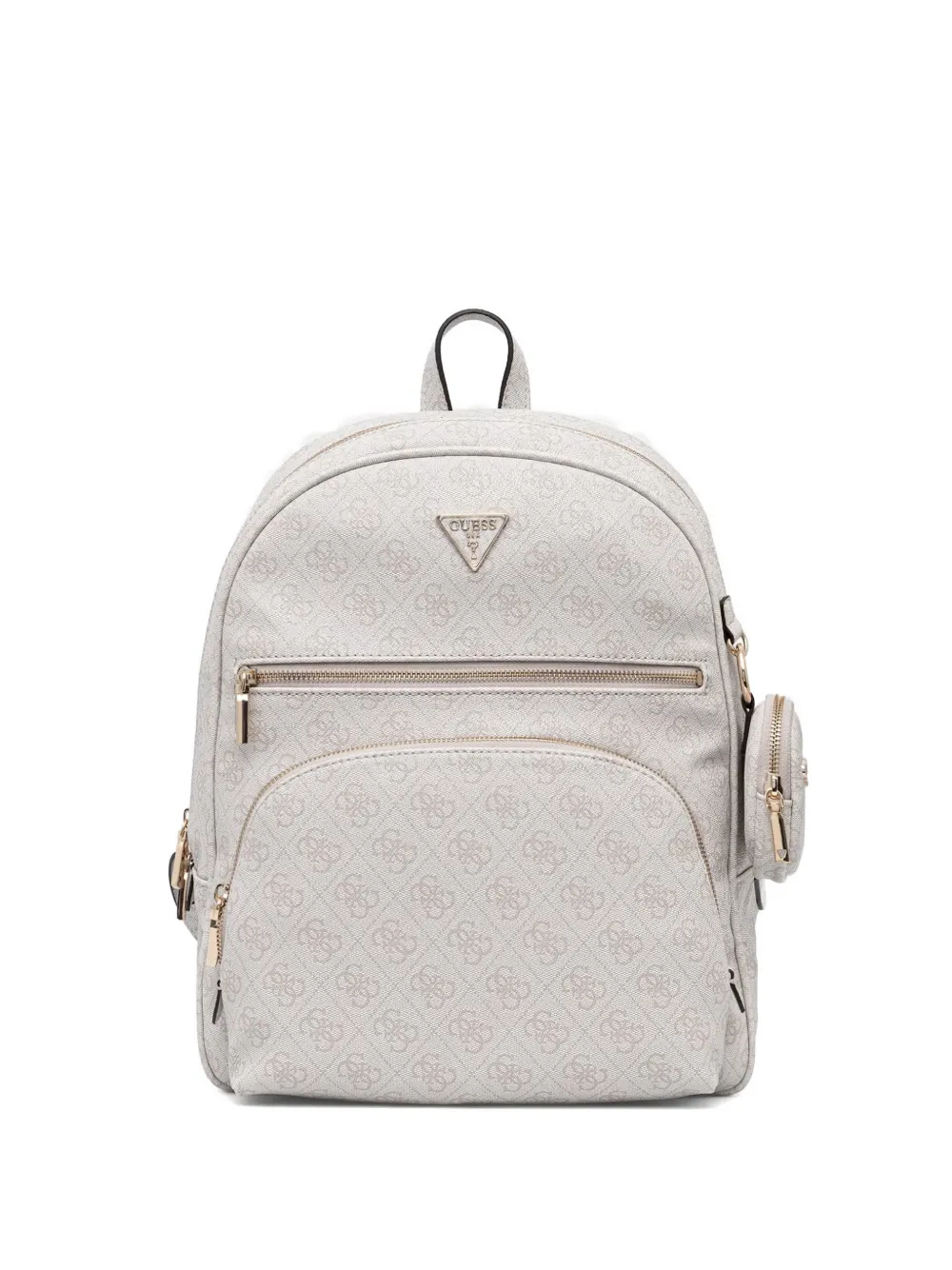 GUESS USA logo-print zip-around backpack - Toni neutri