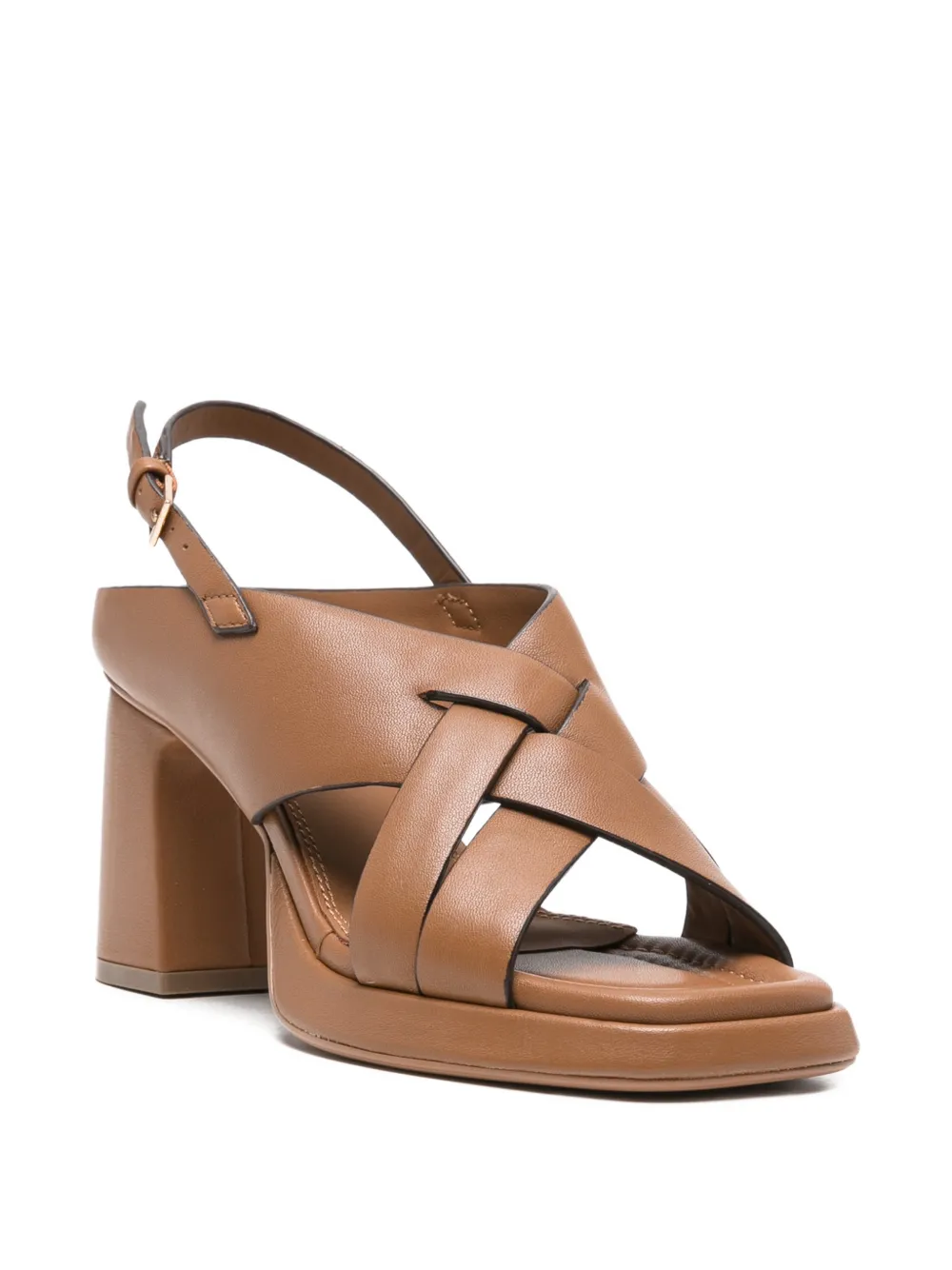 Bruno Premi crossover-strap slingback sandals Bruin
