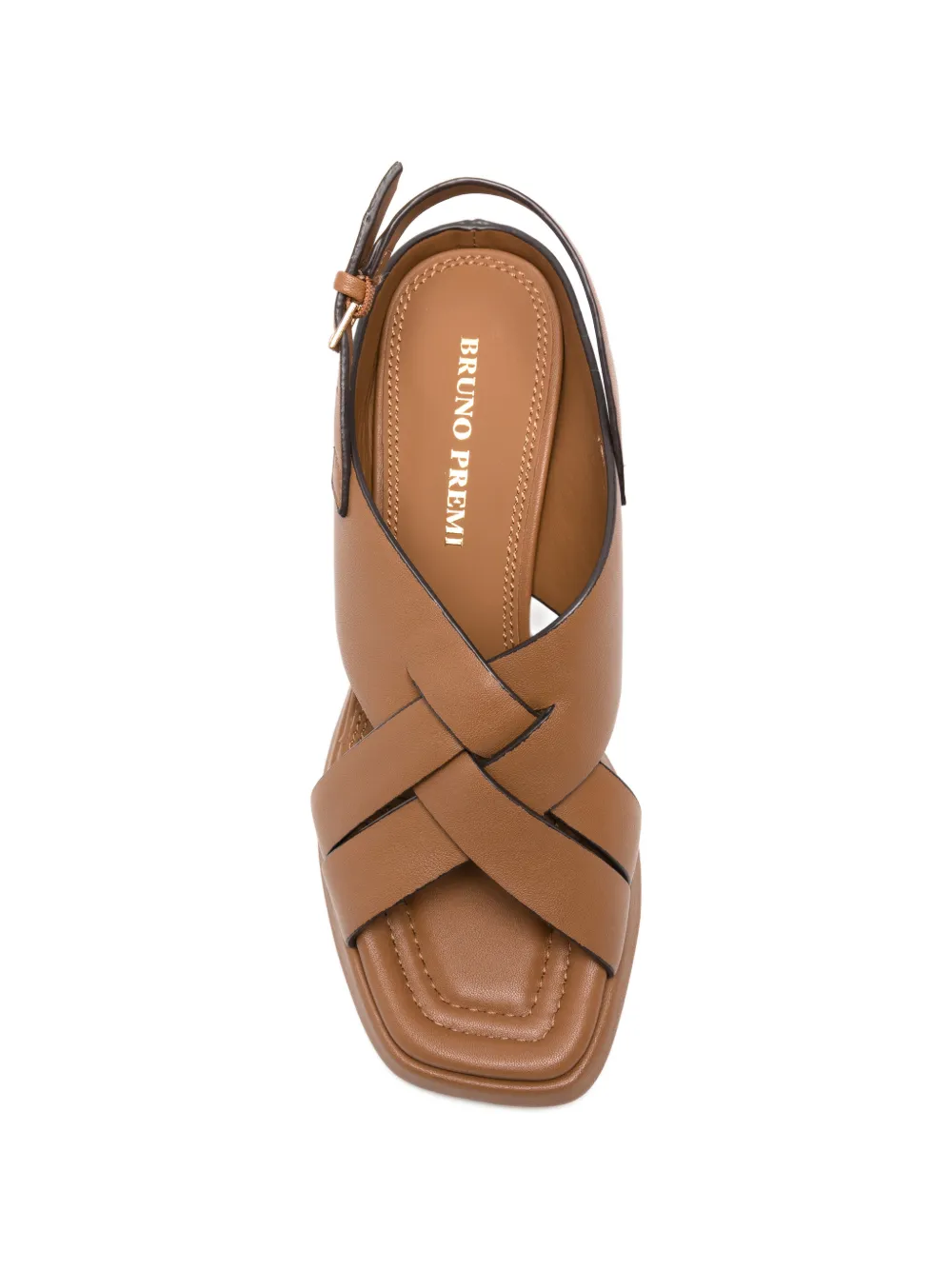 Bruno Premi crossover-strap slingback sandals Bruin