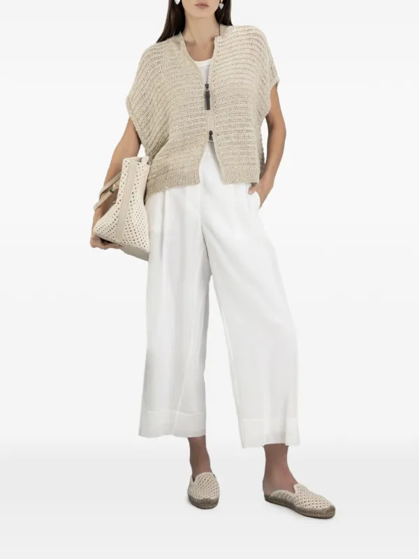 Brunello Cucinelli スパンコール カーディガン | ニュートラル