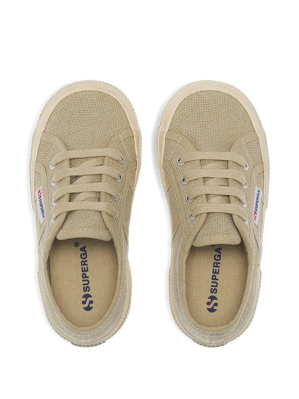 Superga Kids 2750 sneakers met stenen wassing Beige