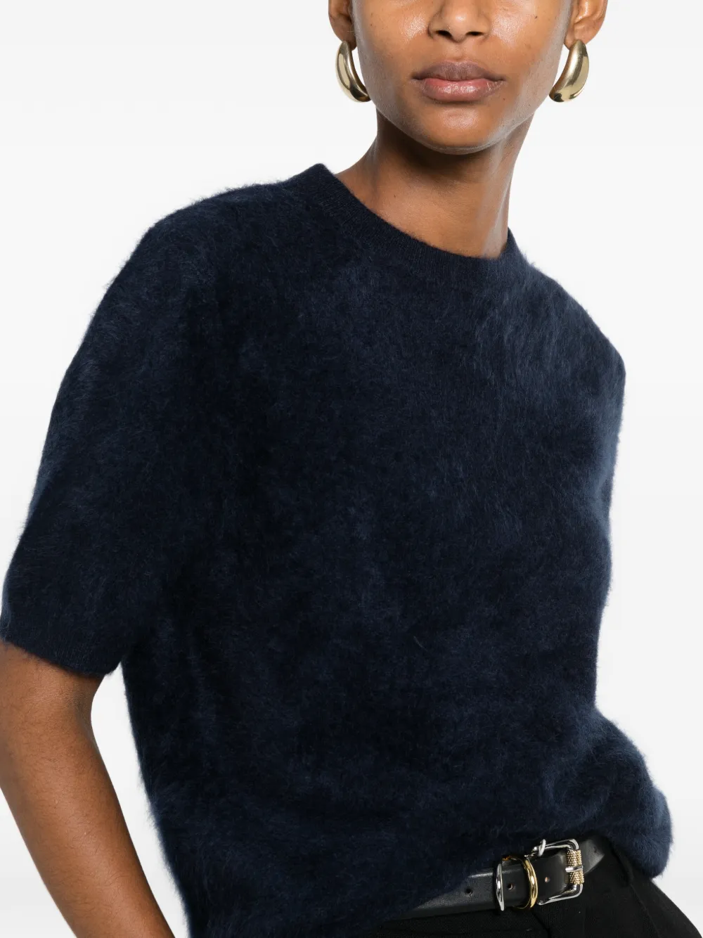 Soft Goat T-shirt met korte mouwen Blauw