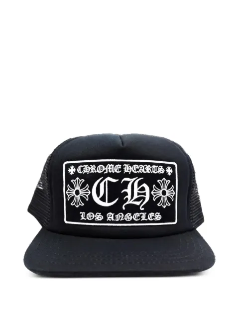 Chrome Hearts logo-embroidered trucker cap