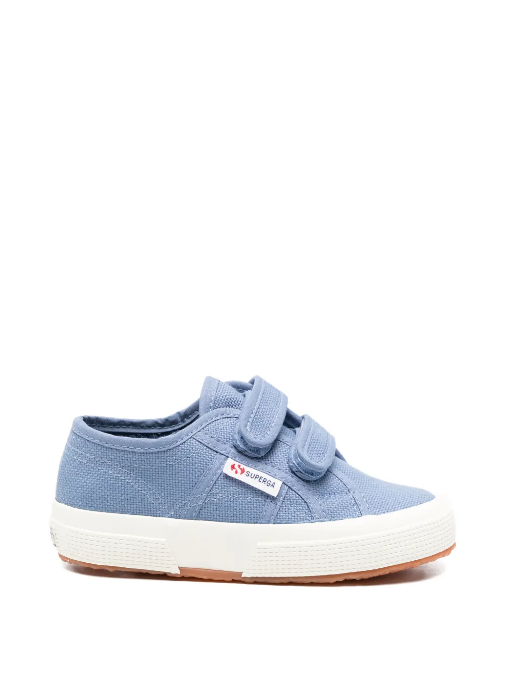 Superga Kids 2750 Classic touch-strap sneakers - Blu