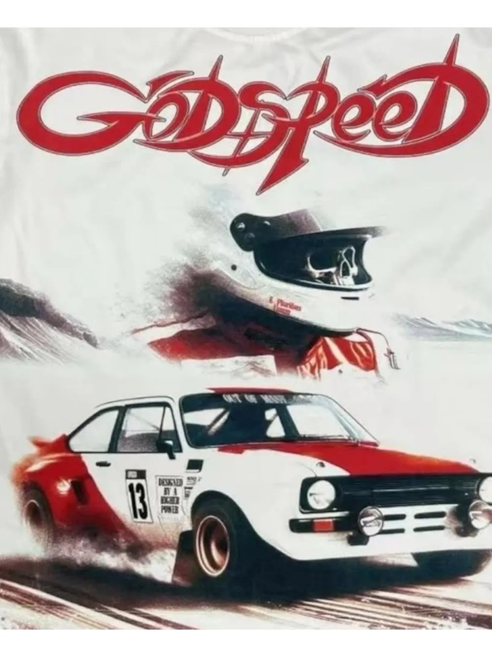 GODSPEED T-shirt met grafische print Wit