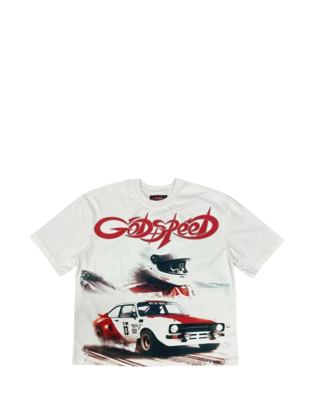 GODSPEED graphic-print T-shirt - Bianco