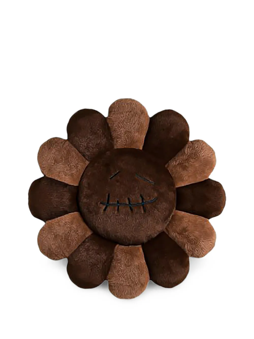 Travis Scott x Takashi Murakam flower-shape cushion - Marrone