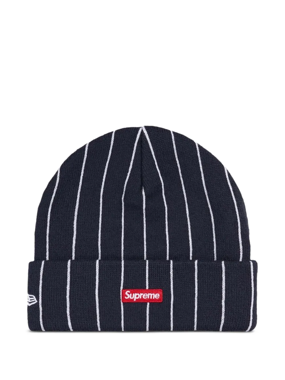 Supreme New Era Devil S muts met krijtstreep Blauw