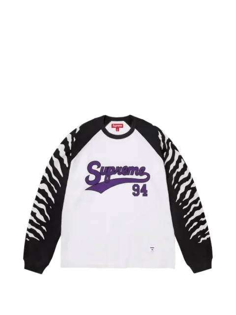 Supreme tiger-print long-sleeves T-shirt