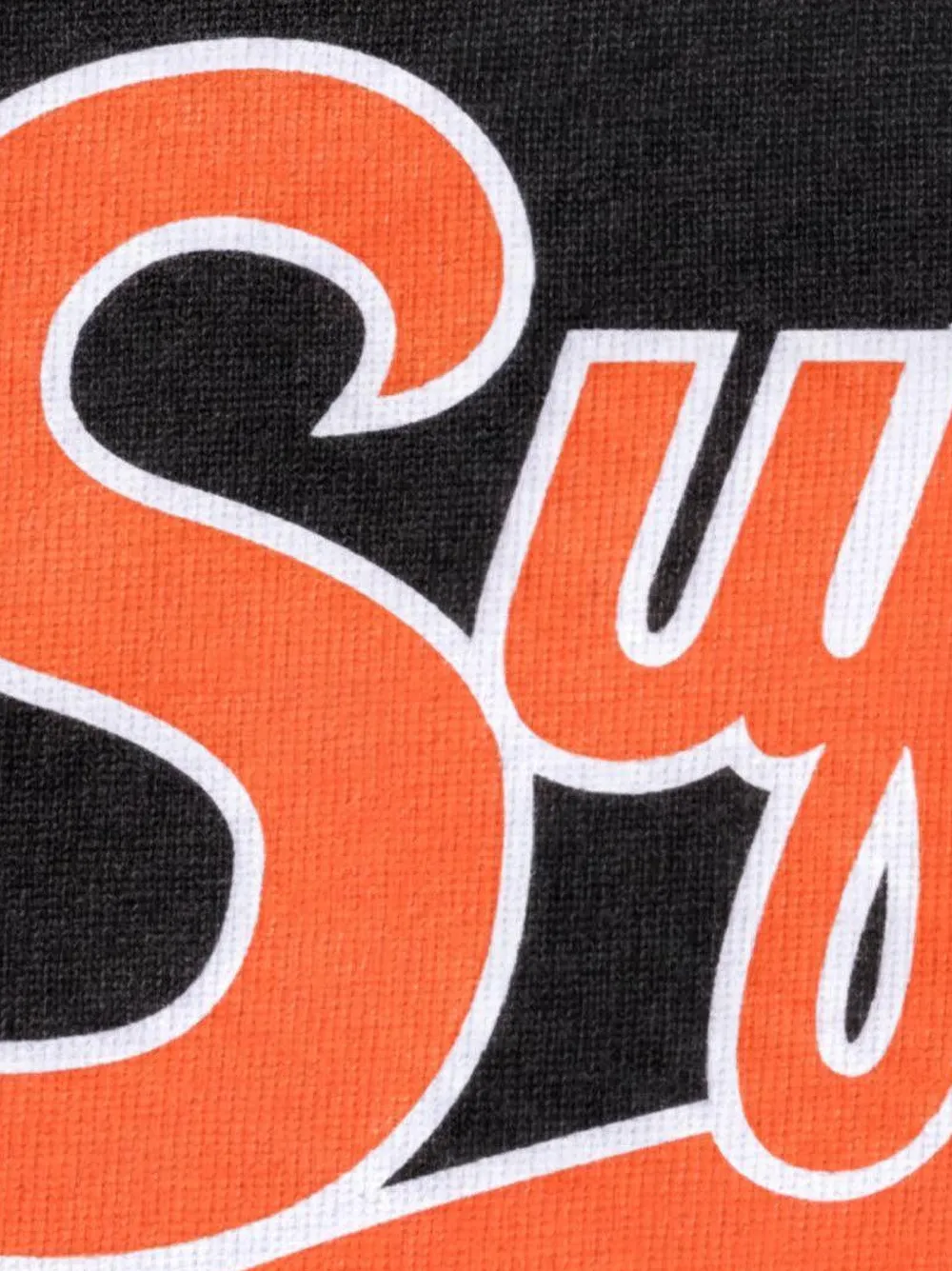 Supreme T-shirt met tijgerprint en lange mouwen Zwart