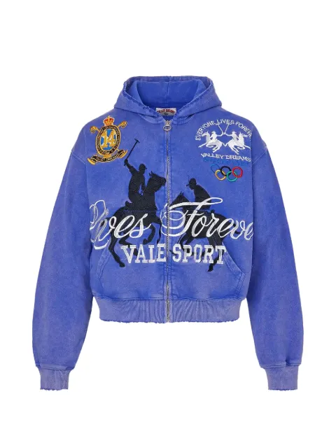 Vale Schwab zip-up hoodie