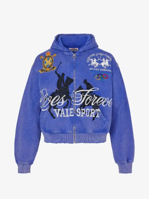 Vale Schwab zip-up hoodie