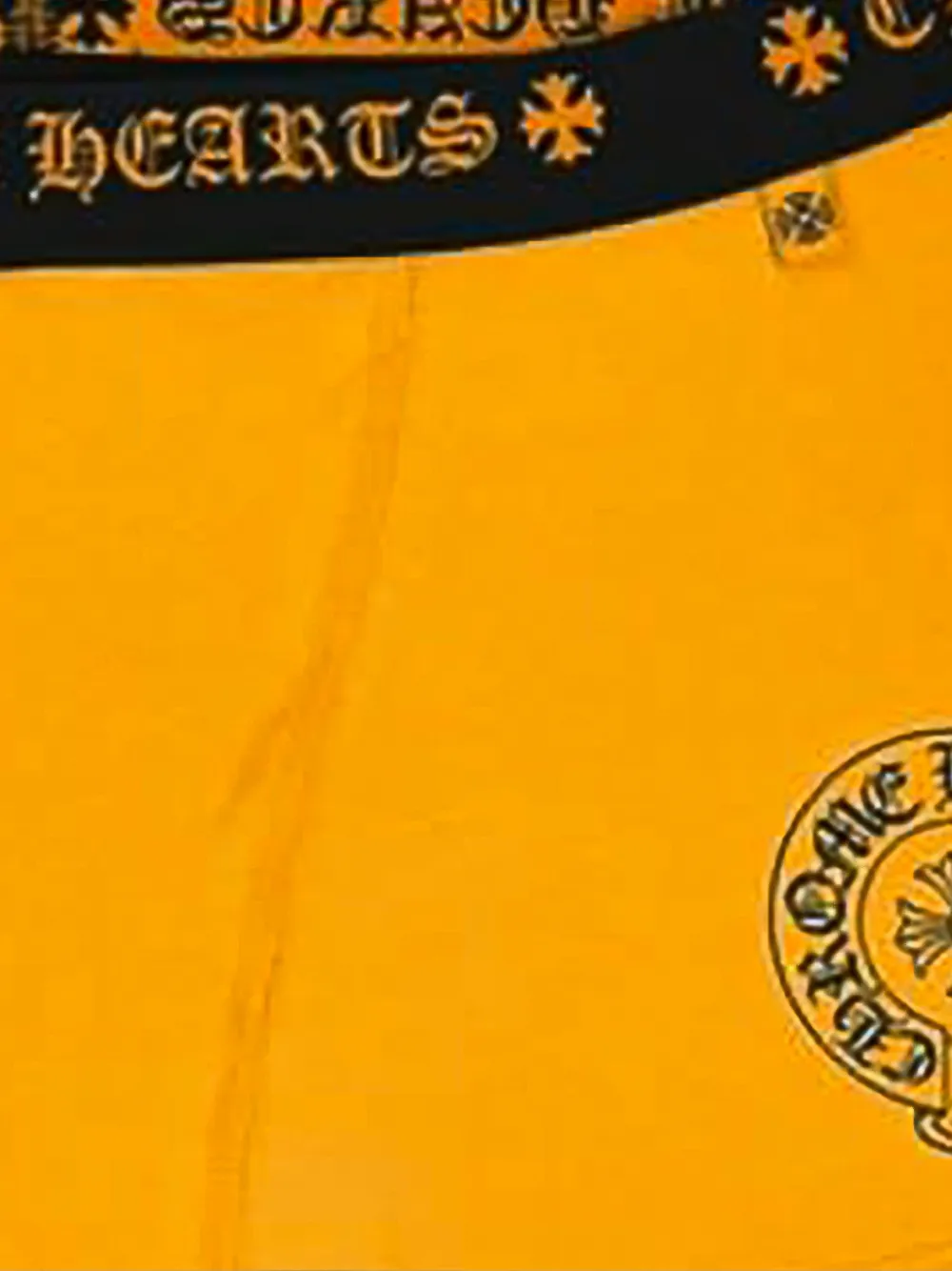 Chrome Hearts Boxershorts met logoprint Geel