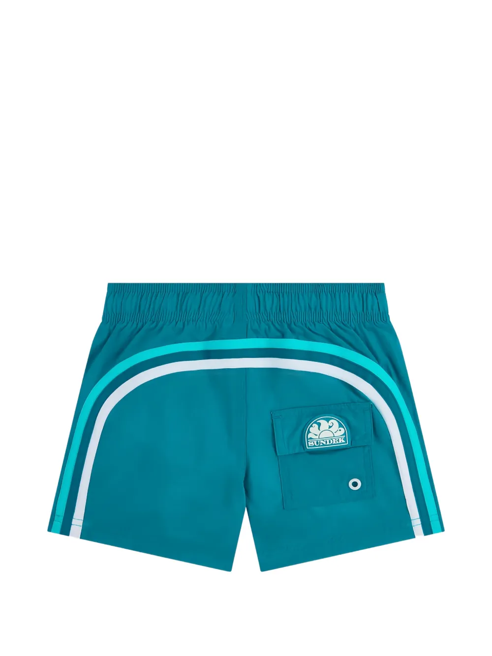 Sundek Zwembroek met logopatch - Blauw