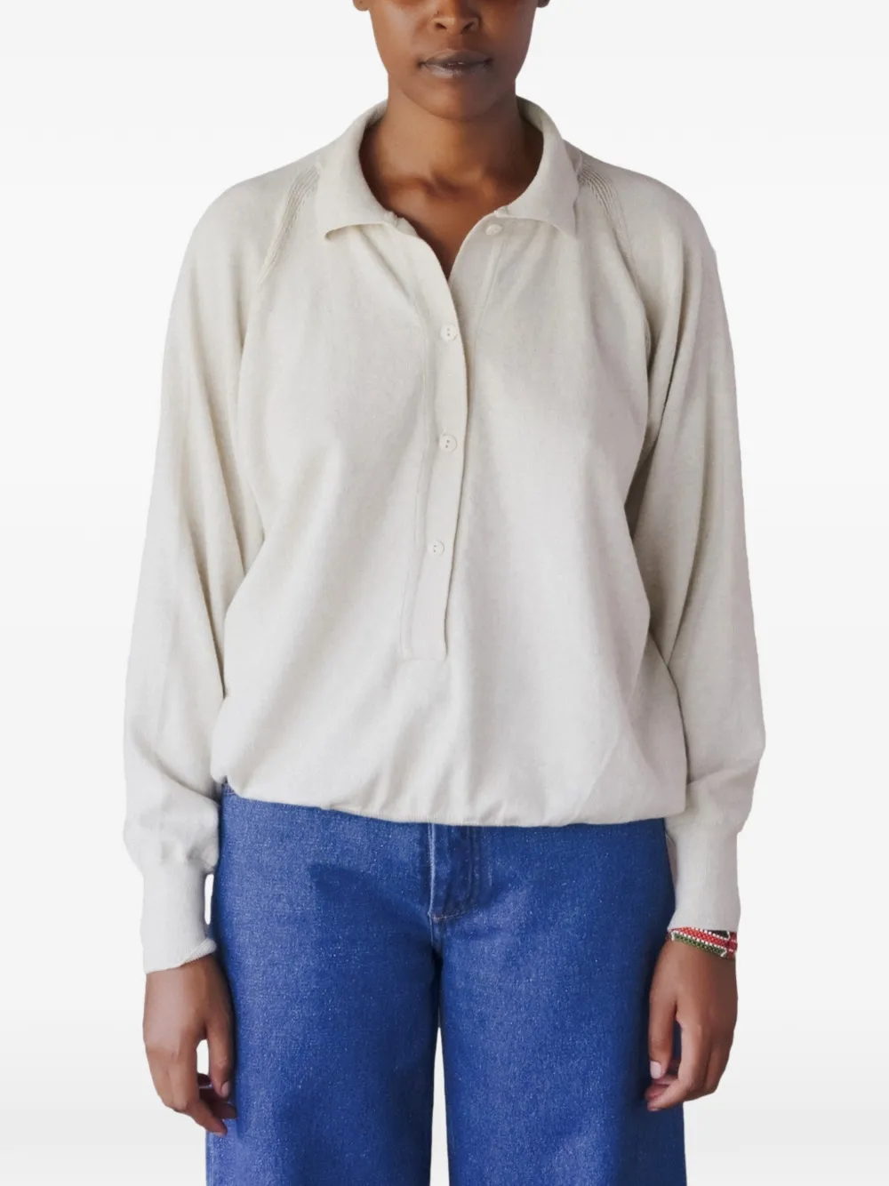 Baserange Soar polo top - Grigio