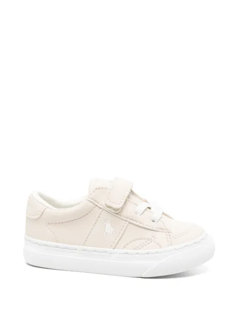 POLO RALPH LAUREN KIDS Ryley touch-strap leather sneakers