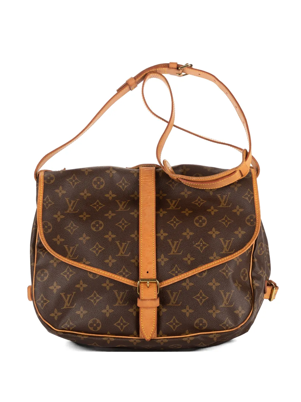 Louis Vuitton Pre-Owned Monogram Saumur shoulder bag - Marrone