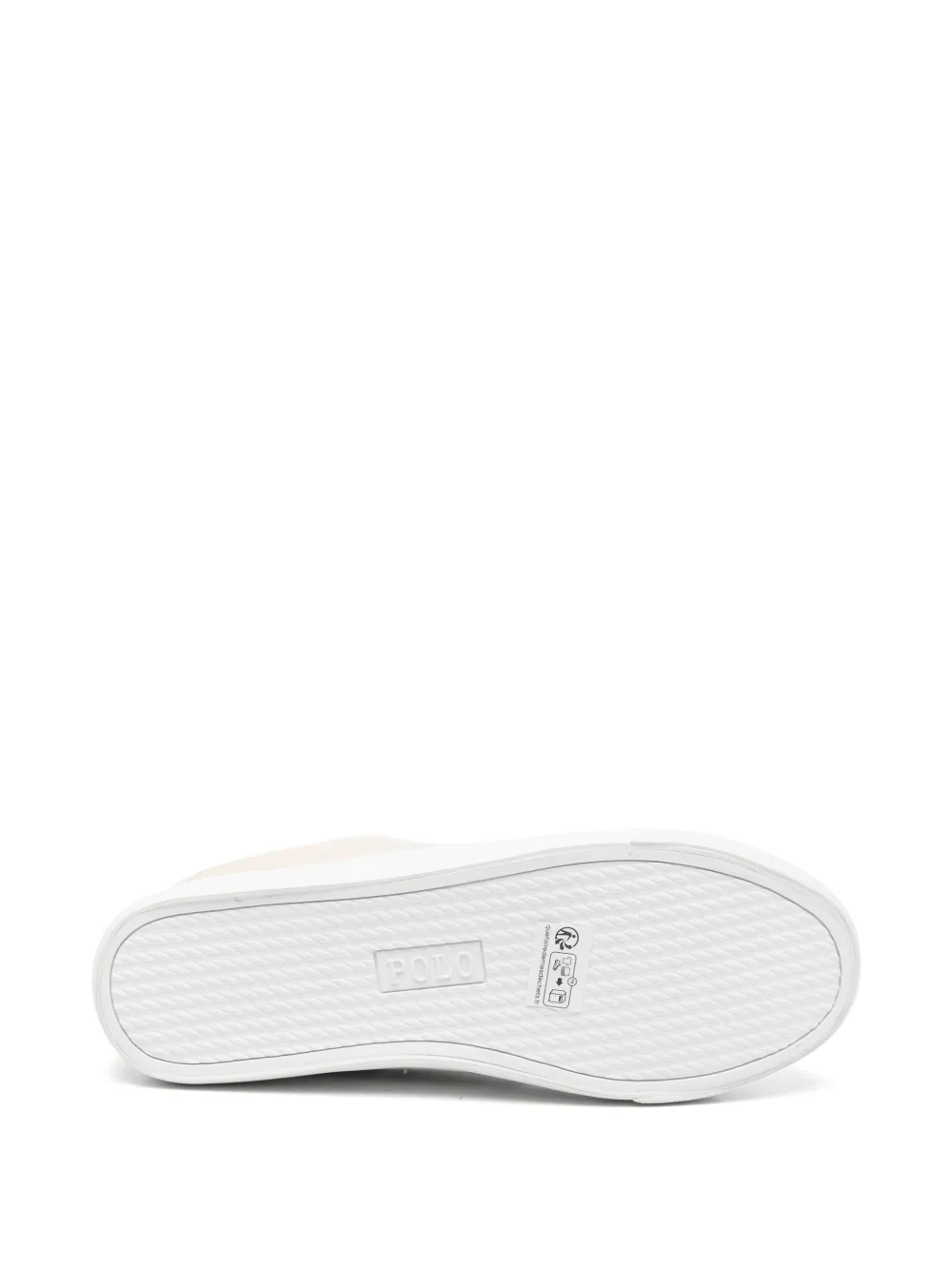 POLO RALPH LAUREN KIDS Ryley leather sneakers Beige