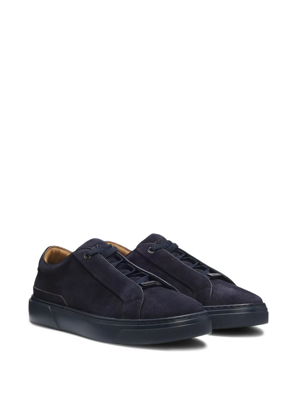 BOSS Gary suède sneakers Blauw