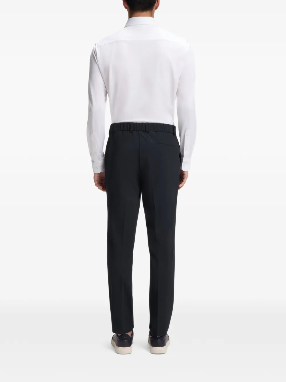 BOSS Slim-fit broek van stretch Blauw