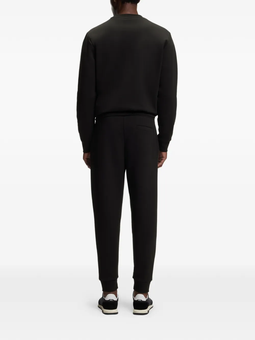BOSS Regular-fit broek Zwart