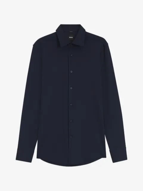 BOSS slim-fit stretch-jersey shirt