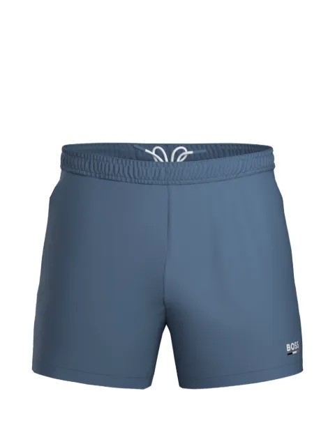 BOSS Bermuda de praia com logo